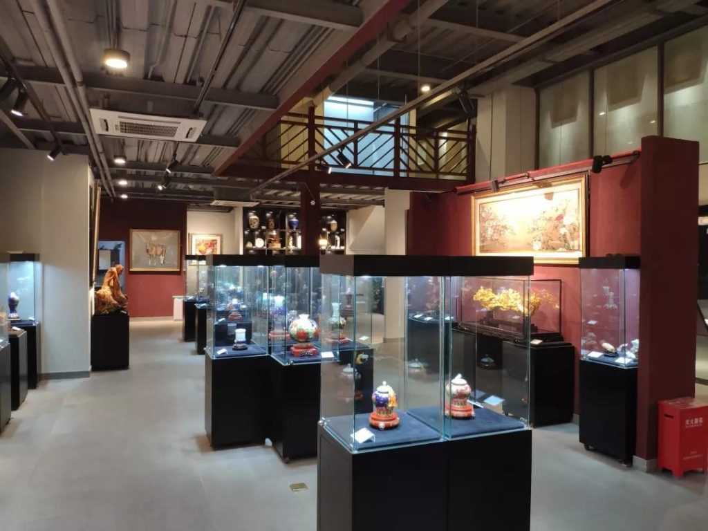 巖星建設(shè)|廣東嶺南工藝美術(shù)館工程設(shè)計(jì)插圖(3) 大廳