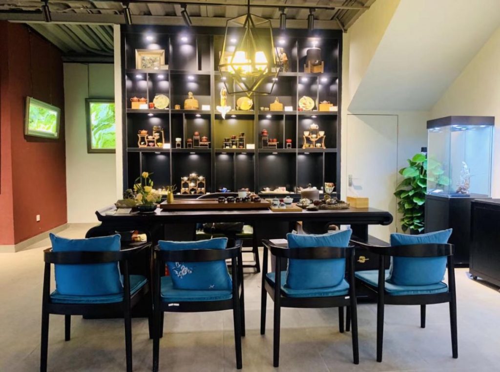 巖星建設(shè)|廣東嶺南工藝美術(shù)館工程設(shè)計(jì)插圖(5) 茶藝區(qū)